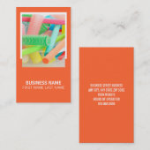 Het Visitekaartje van de herenkapper (Voorkant / Achterkant)