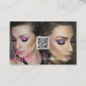 Het visitekaartje van de knol met code QR en foto' (Voorkant)