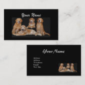 Het Visitekaartje van de Minnaar van het golden (Voorkant / Achterkant)