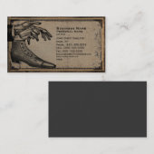 Het Visitekaartje van de Mode van de van de Manne (Voorkant / Achterkant)