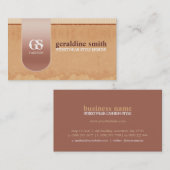 Het Visitekaartje van de Ontwerper van de Mode van (Voorkant / Achterkant)