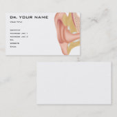 Het Visitekaartje van de Oorarts (Voorkant / Achterkant)