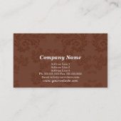 Het Visitekaartje van de Therapie van de massage (Achterkant)