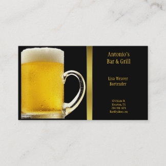 Het Visitekaartje van het Glas van het bier
