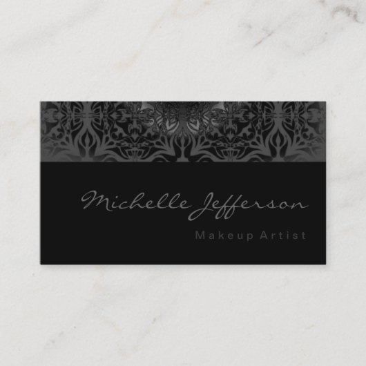 Het Visitekaartje van het Gray Patroon van het Man (Voorkant)