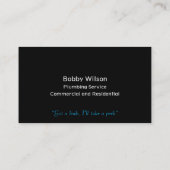 Het Visitekaartje van het Ontwerp van de Dienst va (Achterkant)