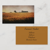 Het visitekaartje van het oude Boerderij (Voorkant / Achterkant)