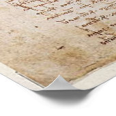 Het Vitruviaanse Man Poster (Hoek)