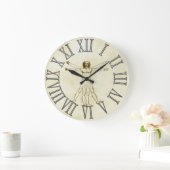 Het Vitruviaanse Man van Leonardo da Vinci Grote Klok (Huis)