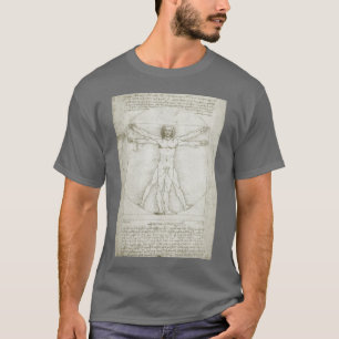 Het Vitruviaanse Man van Leonardo da Vinci T-shirt