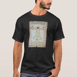 Het Vitruviaanse Man van Leonardo Da Vinci T-shirt