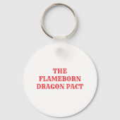 Het Vlamgeboren Dargon Pact Sleutelhanger (Achterkant)