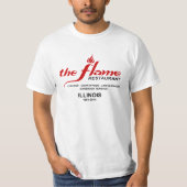 Het Vlamrestaurant Illinois T-shirt (Voorkant)
