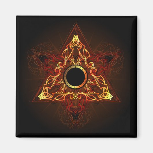 Het vlamsignaal magneet (Voorkant)