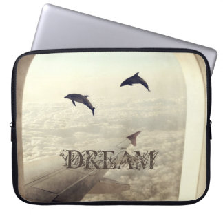 Het vliegen met Dolphins Laptop Sleeve
