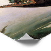 Het vliegende tapijt van Viktor Vasnetsov (1880) Poster (Hoek)