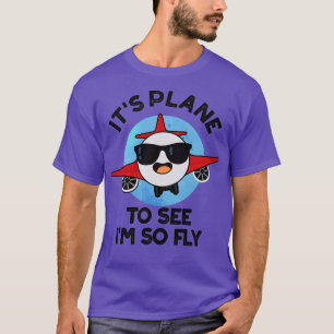 Het vliegtuig om hem te zien vliegen zo grappig vl t-shirt