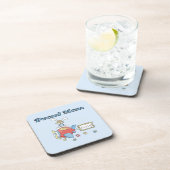 Het vliegtuig van Proud Mam Het is een Jongen Gift Drankjes Onderzetter (Rechterzijde)