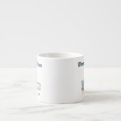 Het vliegtuig van Proud Mam Het is een Jongen Gift Espresso Kop (Voorkant)