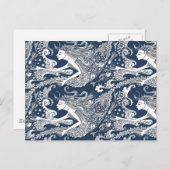 Het voeden van de vis briefkaart (Voorkant / Achterkant)