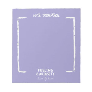 Het voeden van nieuwsgierigheid gepersonaliseerde notitieblok