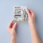 Het voedsel van de begroting de slechte Dans bewee Flyer (Hand)