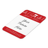 Het voegt omhoog in Cherry sparen-de-Datum Magnet Magneet (Linkerzijde)