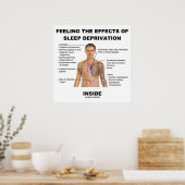 Het voelen van de effecten van slaapDeprivatie bin Poster (Keuken)