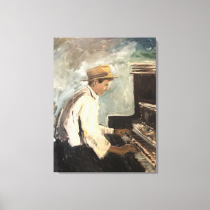 HET VOELEN VAN DE GELUIDEN CANVAS AFDRUK