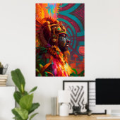 Het Vogel Man Ken Gage Fantasy Poster (Thuiskantoor)