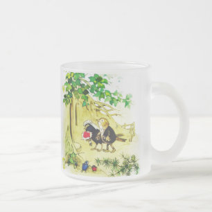 Het vogelhuwelijk matglas koffiemok