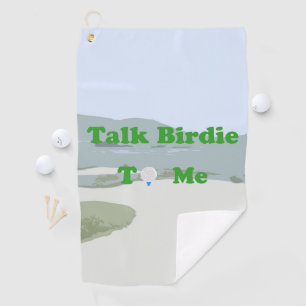 Het Vogeltje van de bespreking aan me Golfhanddoek