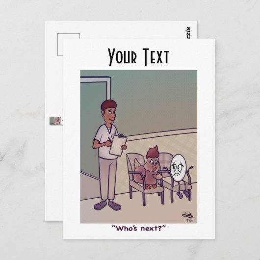 Het volgende Briefkaart (Voorkant / Achterkant)