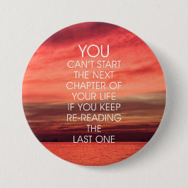 Het volgende Citaat van het Leven van het Hoofdstu Ronde Button 7,6 Cm