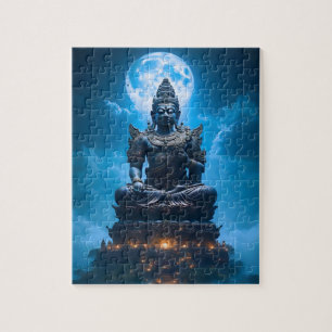 Het volle maanlicht van de Boeddha Legpuzzel