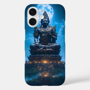 Het vollemaanlicht van de Boeddha iPhone 16 Hoesje
