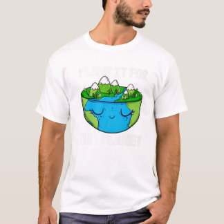 Het voor de planeet grappige vrouwen t-shirt