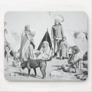 Het voorbehoud Sioux in Pine Ridge, South Dakota, Muismat