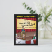 "Het voordeel van de twijfel" Briefkaart (Staand voorkant)