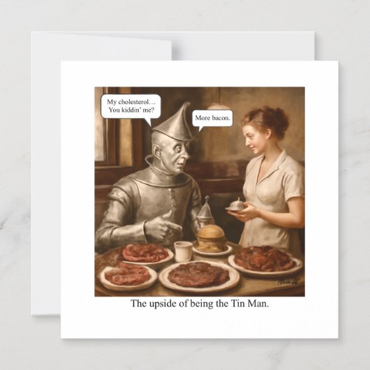 Het voordeel van het Tin Man Magnetische Uitnodiging (Voorkant)