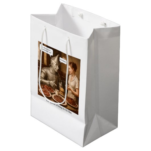 Het voordeel van het Tin Man Medium Cadeauzakje (Voorkant Gekanteld)