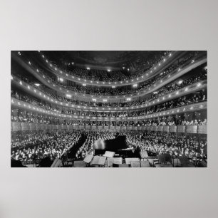 Het voormalige opera Metropolitan House 39th St. 1 Poster