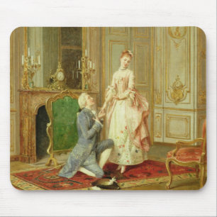 Het voorstel (olie op het paneel) muismat