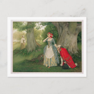 Het voorstel (w/c op papier) briefkaart