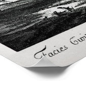 Het vooruitzicht van de stad Glasgow Poster (Hoek)