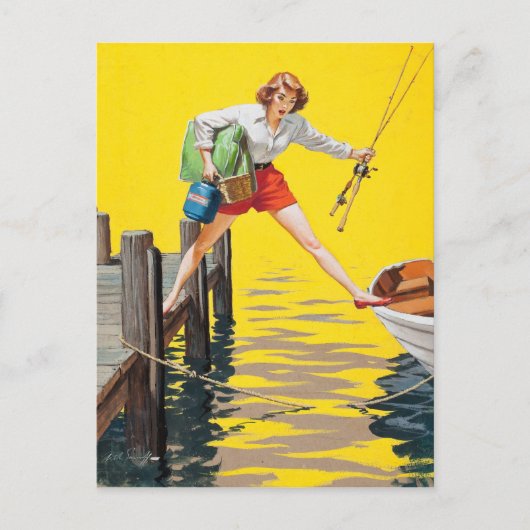 Het voorzitterschap, 1955 briefkaart (Voorkant)