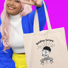 Het vormen van toekomstige genieën Grappige kleute Tote Bag
