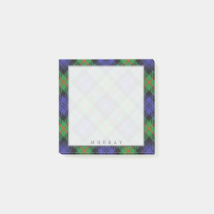 Het vorstelijke Schotse Geruite Schotse wollen Post-it® Notes
