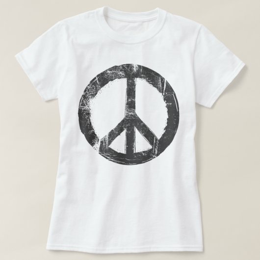 Het vredesbord voor ontwerpen op afstand herstell t-shirt (Design voorkant)