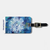 Het vreedzame Bagagelabel van Reizen (Voorkant horizontaal)